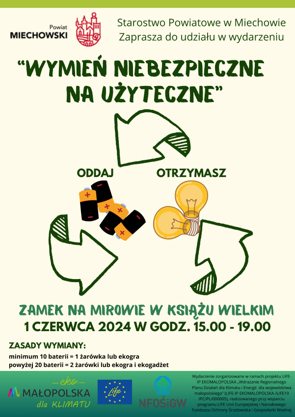 ekoplakat - Wymień niebezpieczne na użyteczne